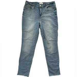 Jessica Simpson Boho Relaxed Skinny Crop Light Blue Jeans 6 / 28 *